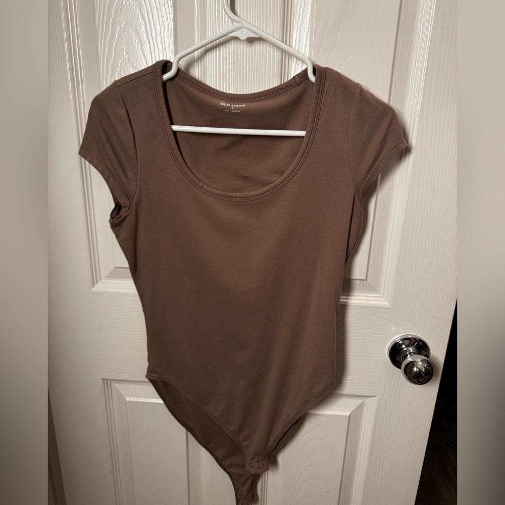 Old Navy Women's Mauve Bodysuit Top